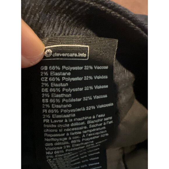 & Other Stories Paris Atelier Houndstooth Trousers US 4 Blue - Picture 6 of 10